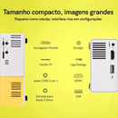 Projetor YG 300 Imagens Vibrantes em um Design Portatil