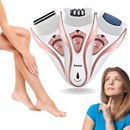 Depilador Elétrico Feminino Arranca Pelos Pela Raiz 3 Em 1 Kemei Perfect Smooth