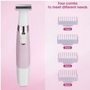 Depilador Elétrico Feminino Multifunção Recarregável  Lavável Kemei