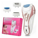Depilador Elétrico Feminino Arranca Pelos Pela Raiz 3 Em 1 Kemei Perfect Smooth