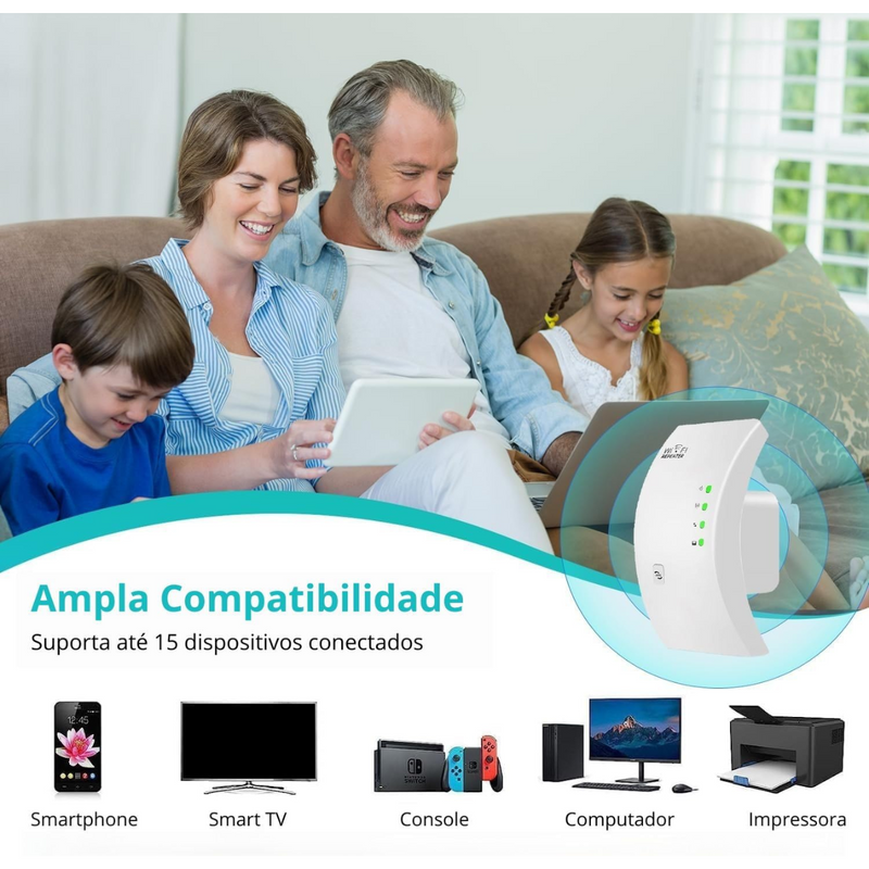 Repetidor wifi portatil Ampliador wireless wifi repeater