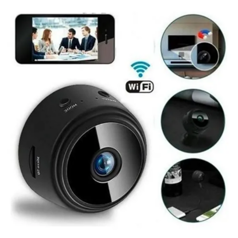 Mini Câmera A9 Wi-Fi - Segurança Discreta e Noturna
