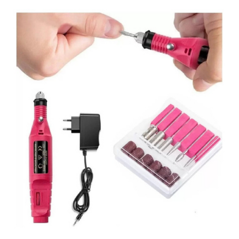 Lixadeira Elétrica de Unhas Profissional Bivolt