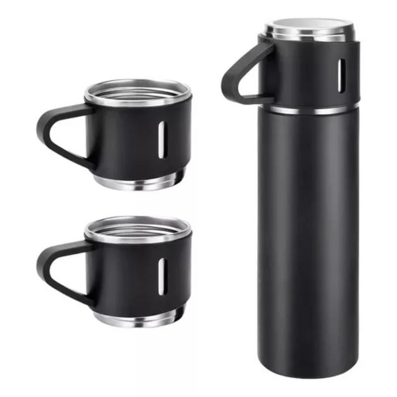Kit Garrafa Xicaras Térmica Personalizada 500ml
